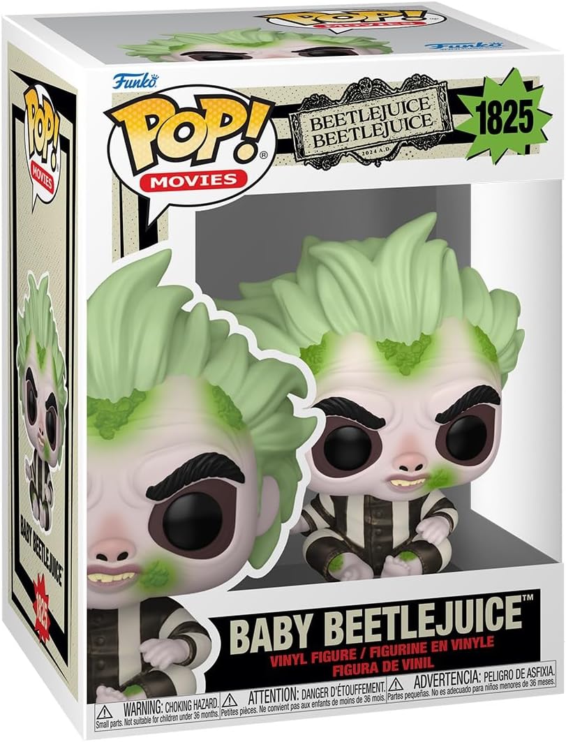 Funko Pop! Movies: Beetlejuice Beetlejuice - Baby Beetlejuice - Beetlejuice 2 - Collectable Vinyl Figure - Gift Idea - Official Merchandise - Toys for Kids & Adults - Horror Fans