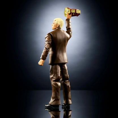 Mattel WWE Elite Action Figure & Accessories, Series #120, 6-inch Collectible Cody Rhodes with 25 Articulation Points & Swappable Hands